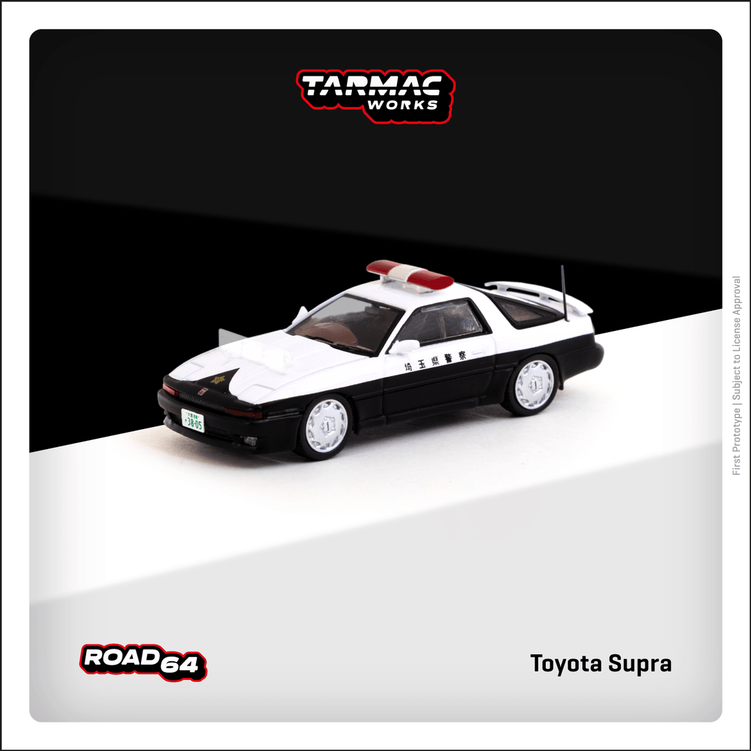 Tarmac Works 1:64 Toyota Supra Japan Police Car T64R-064-POL