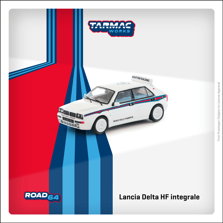 Tarmac Works 1:64 Lancia Delta HF integrale Martini 6 T64R-TL049-MA6