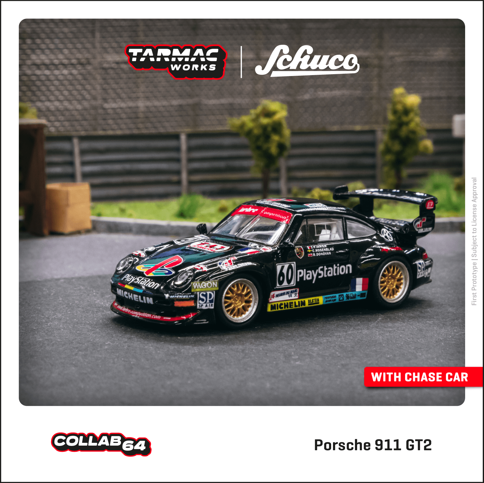 PORSCHE 911 GT2 #71 24h du Mans 1998 Estoril Montoit Vitesse 1/43 EUR PORSCHE 911 GT2 #71 24h du Mans 1998 Estoril Montoit Vitesse 1/43 EUR