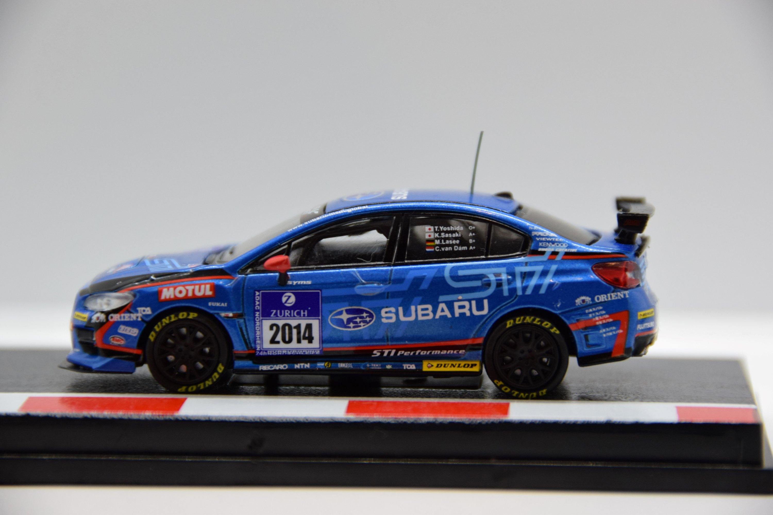 Tarmac Works 1:64 2014 Subaru WRX STI NBR 24H Challenge – Horizon