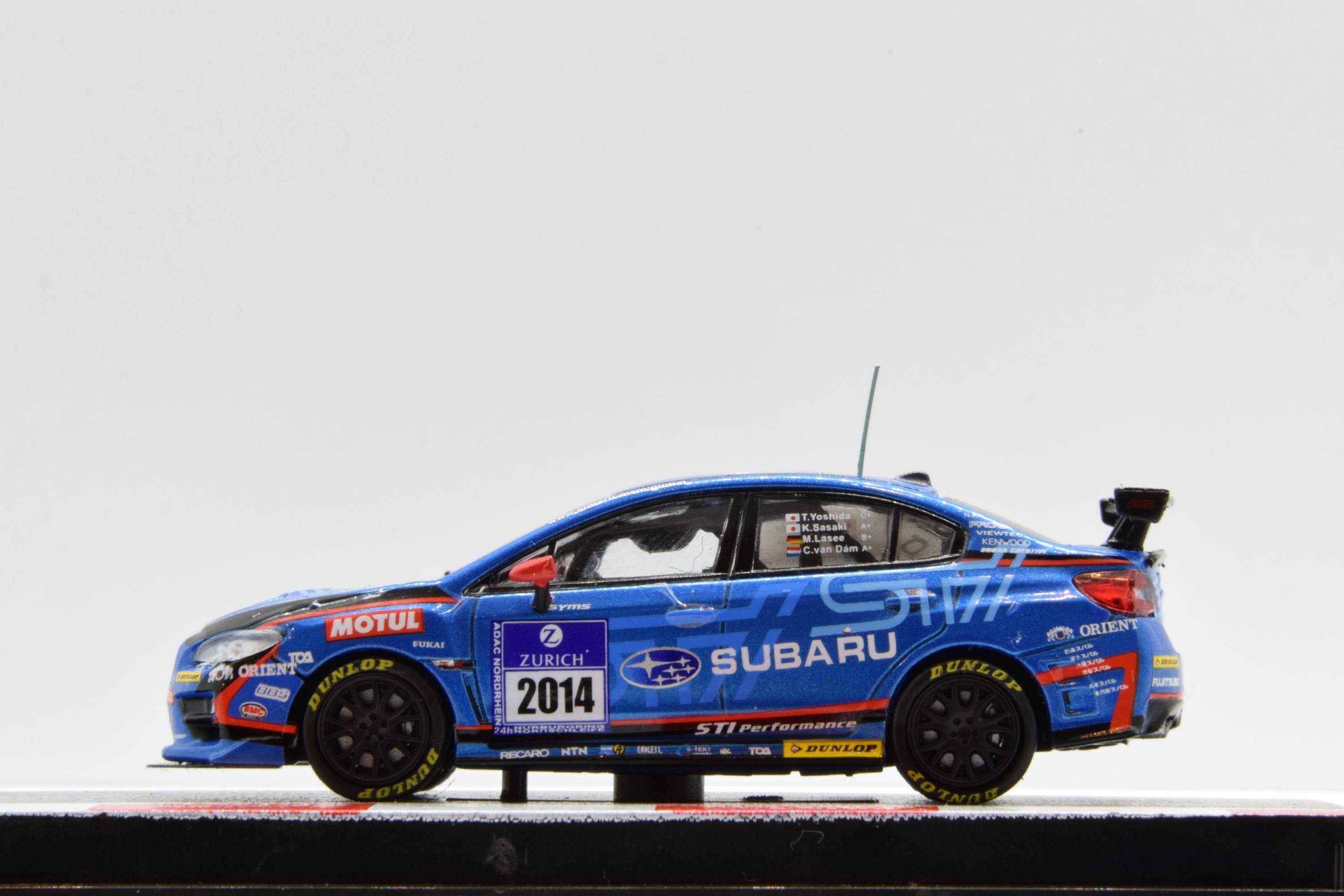 Tarmac Works 1:64 2014 Subaru WRX STI NBR 24H Challenge – Horizon