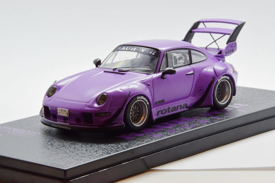 Tarmac Works 1:43 RWB 993 Rotana Limited Edition (Purple) Front View