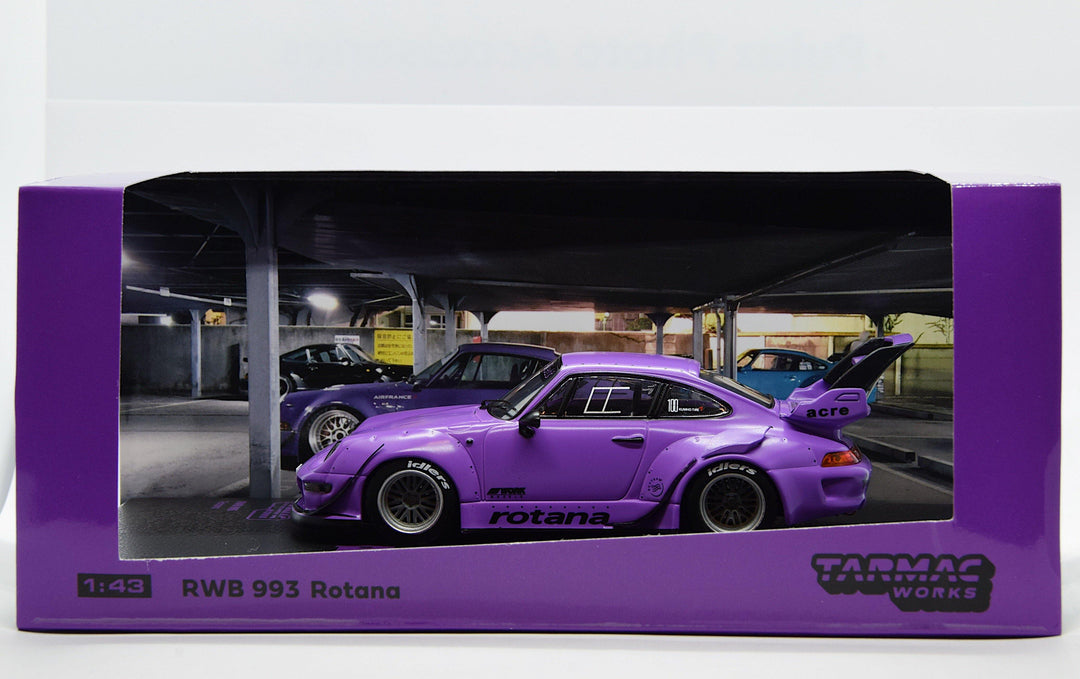 Tarmac Works 1:43 RWB 993 Rotana Limited Edition (Purple) In Box