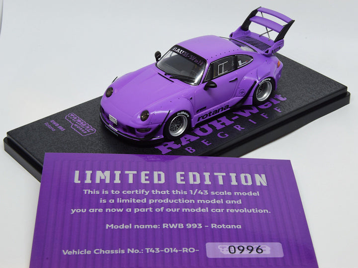 Tarmac Works 1:43 RWB 993 Rotana Limited Edition (Purple) Items