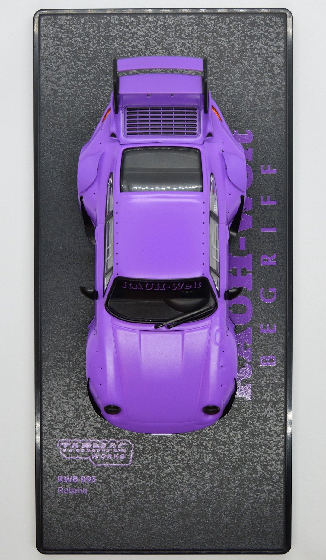 Tarmac Works 1:43 RWB 993 Rotana Limited Edition (Purple) Top View