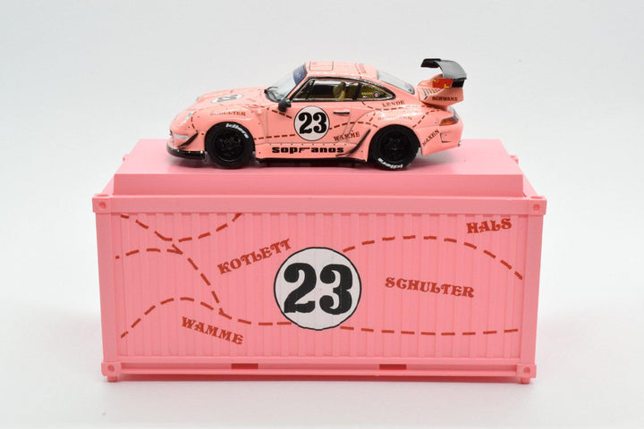 Tarmac Works 1:64 Porsche 993 RWB Sopranos #23 (Pink) - Horizon Diecast