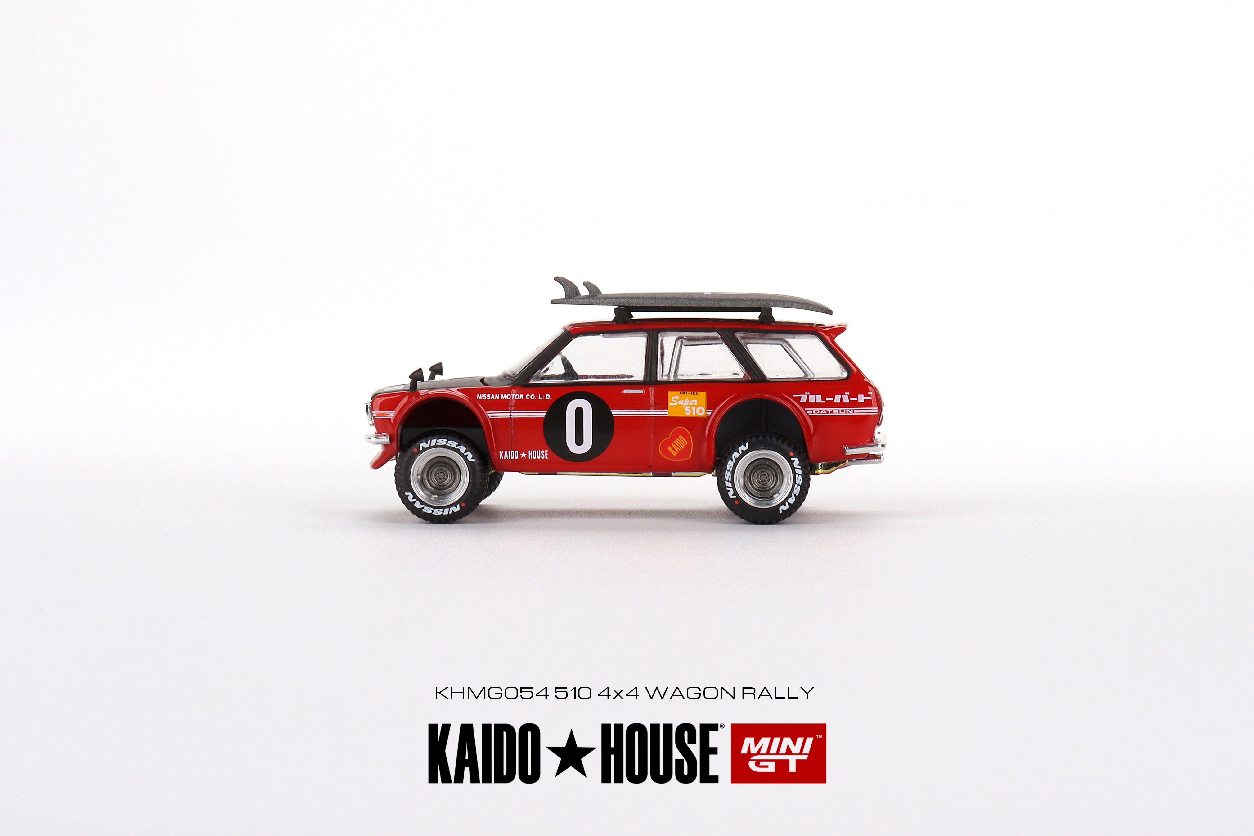 Chase Gold Wheels 1/64 MINI GT Datsun KAIDO 510 Wagon Surf