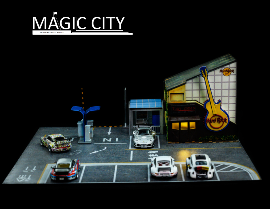 Magic City 1:64 Diorama RWB Roppongi Rolling Stone Restaurant
