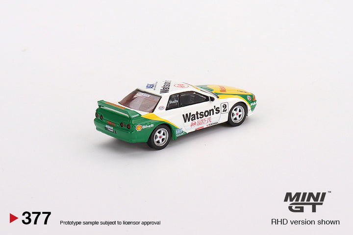 Mini GT 1:64 Nissan GT-R R32 Gr. A #2 1991 Macau GP MGT00377-R RHD Rear