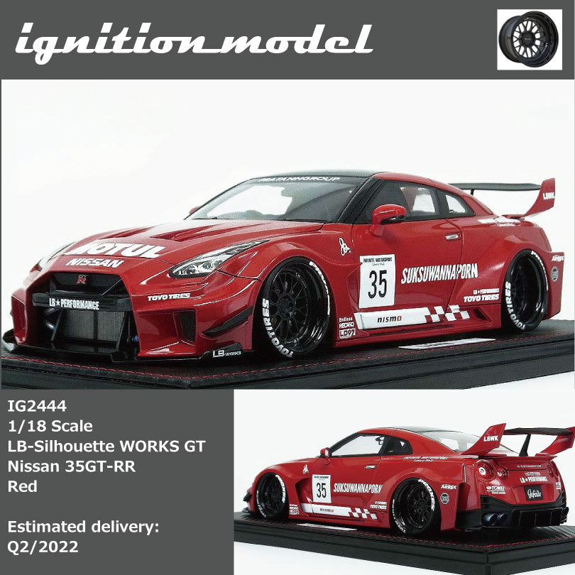 IG 1:18 LB-Silhouette WORKS GT Nissan 35GT-RR Red