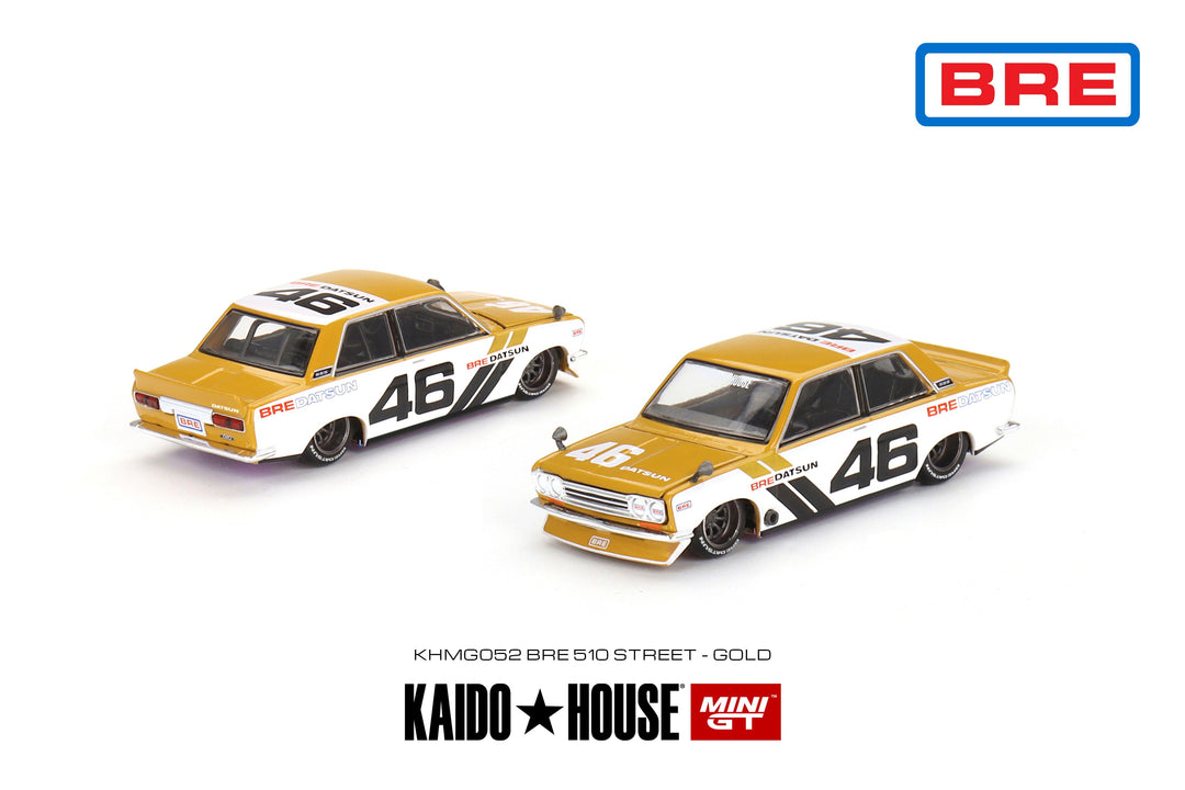 Kaido House + MINIGT 1:64 Datsun 510 Pro Street BRE510 V3 KHMG052
