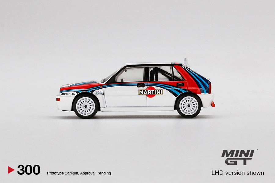 Mini GT 1:64 Lancia Delta HF Integrale Evoluzione Martini Racing LHD MGT00300-L Side