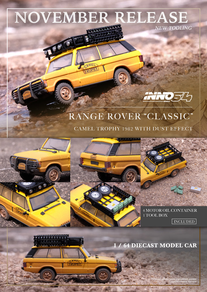 Inno64 1:64 Range Rover Classic Camel Trophy 1982 (2 Variant)
