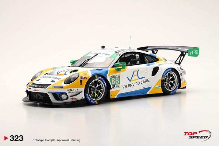 TopSpeed 1:18 Porsche 911 GT3.R #88 2021 IMSA Daytona 24Hr. Team Hardpoint EBM TS0323
