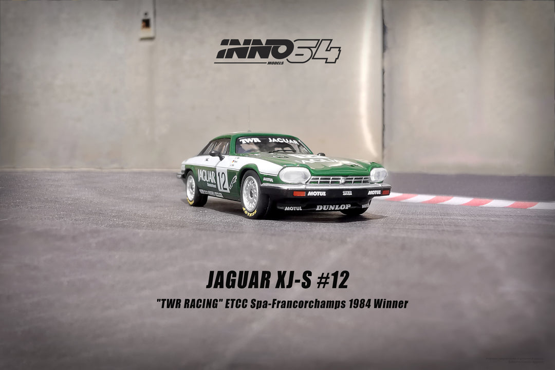 Inno64 1:64 JAGUAR XJ-S #12 "TWR RACING" ETCC Spa-Francorchamps 1984 Winner Heyer / Percy IN64-XJS-TWR12
