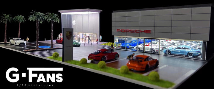 [Preorder] G.Fans 1:64 Diorama Porsche Center Building
