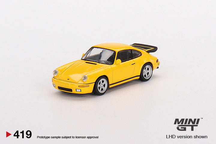 Mini GT 1:64 RUF CTR 1987 Blossom Yellow LHD MGT00419-CH