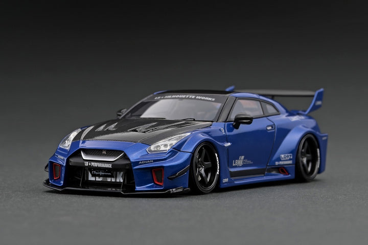 [Backorder] IG 1:43 LB-Silhouette WORKS GT Nissan 35GT-RR Blue Metallic