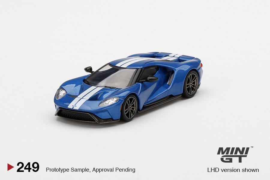 Mini GT 1:64 Ford GT Liquid Blue MGT00249-L