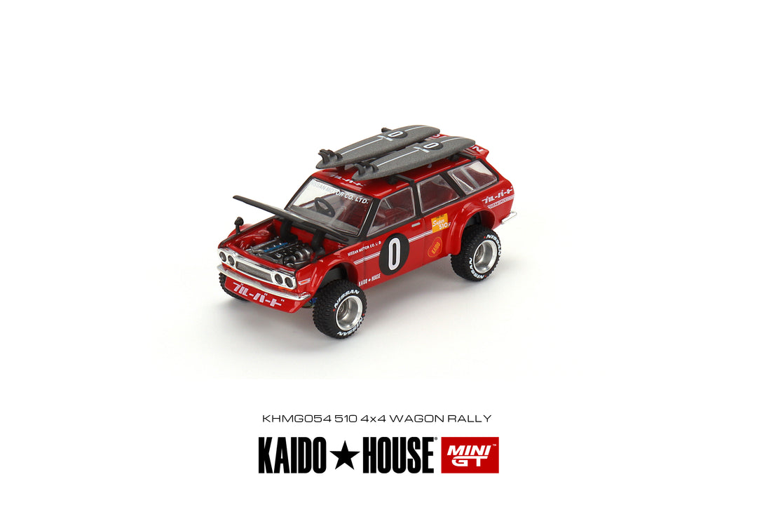 Kaido House + MINIGT 1:64 Datsun KAIDO 510 Wagon Kaido GT Surf Safari RS V2 KHMG054
