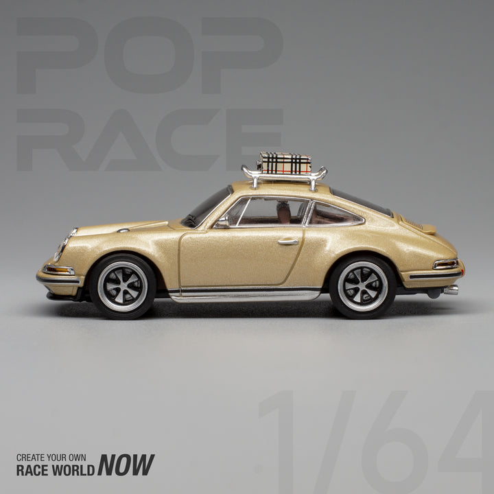 POPRACE 1:64 Singer Porsche 964 Gold