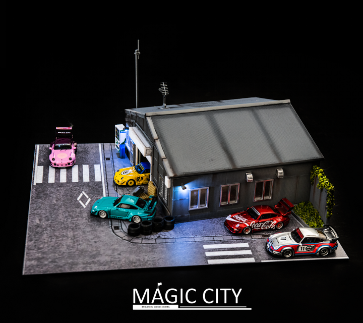 Magic City 1:64 Diorama Japan RWB Nakai House