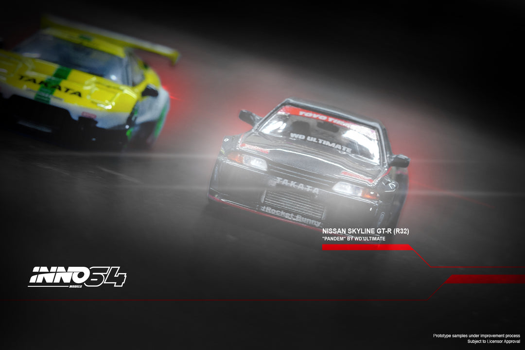 Inno64 1:64 Nissan Skyline GT-R R32 "PANDEM" By WD ULTIMATE IN64-R32P-WDUL