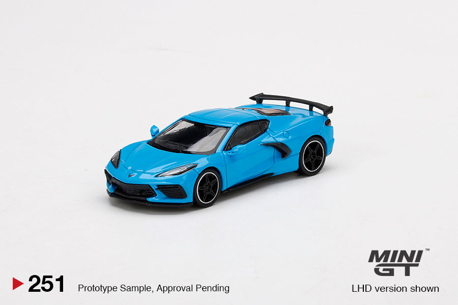 Mini GT 1:64 Chevrolet Corvette Stingray 2020 Rapid Blue MGT00251-L