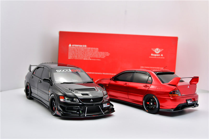 Super A 1:18 Mitsubishi Lancer Evolution EVO IX Metallic Black