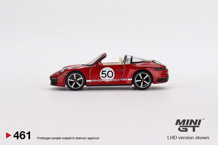 Mini GT 1:64 Porsche 911 Targa 4S Heritage Design Edition Cherry