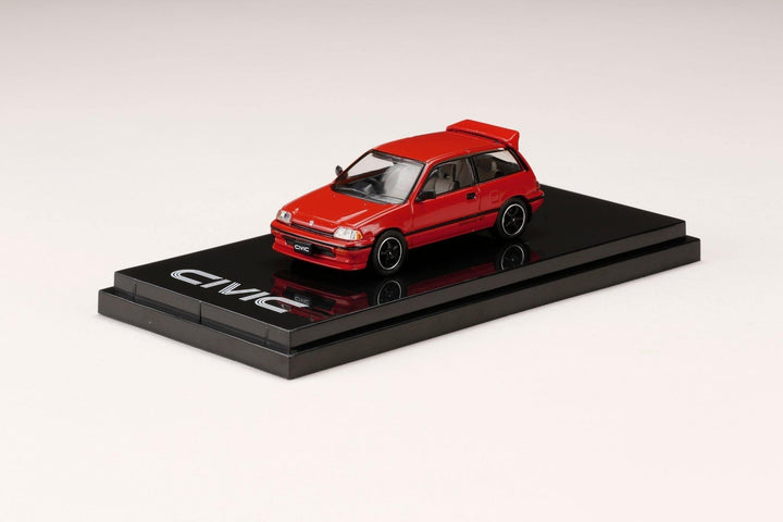 Hobby Japan 1:64 Honda Civic Si (AT) 1984 Customized Version Red