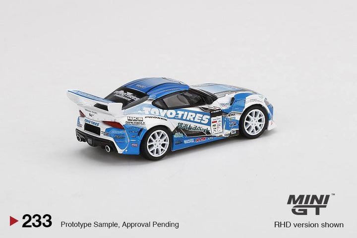 MiniGT 1:64 Pandem Toyota GR Supra V1.0 Team TOYO TIRES DRIFT D1 MGT00233-D1 Rear