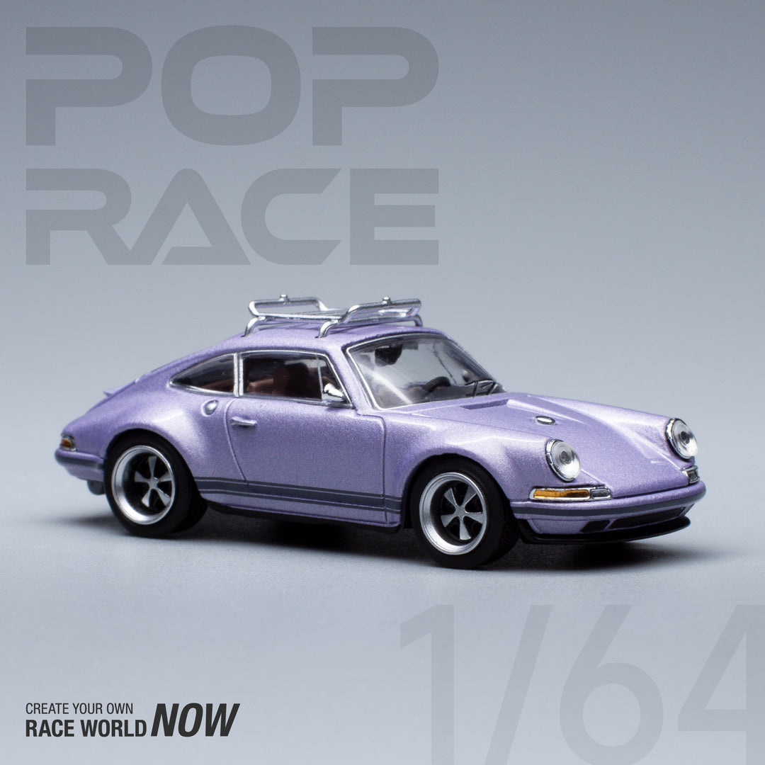 POPRACE 1:64 Singer Porsche 964 Purple PR64-SGR-PUP2