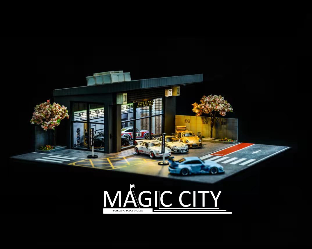 [PREORDER] Magic City 1:64 RWB Museum Diorama Model (rerelease)