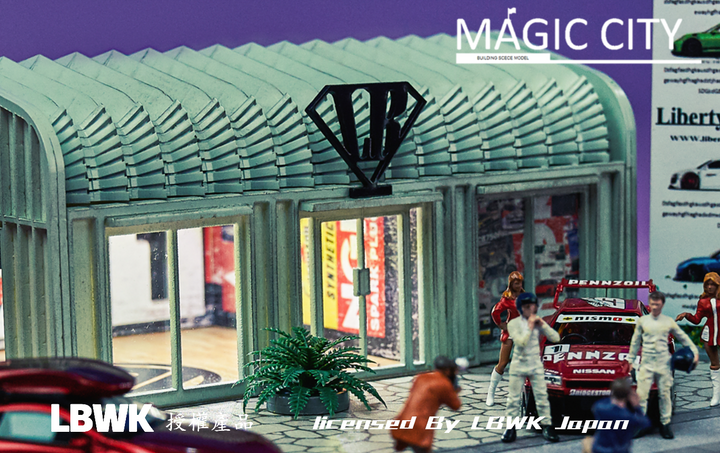 Magic City 1:64 Diorama Japan LBWK HQ White Spire Exhibition Hall