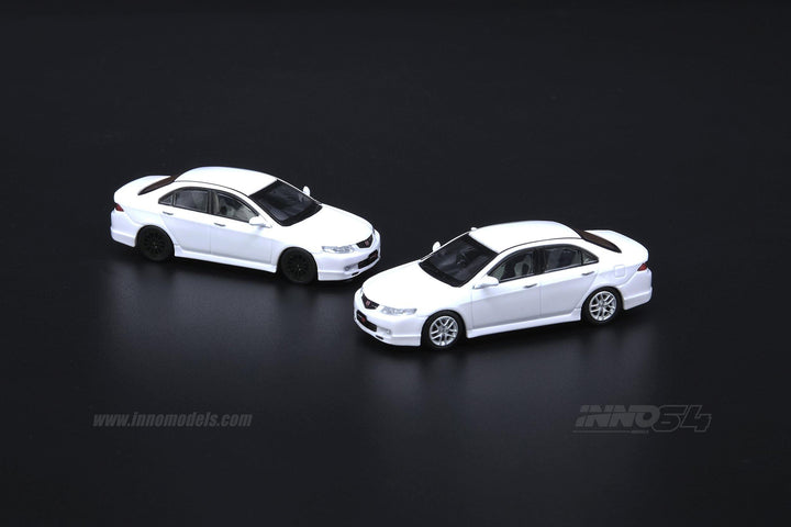 [Preorder] Inno64 Honda Accord Euro-R CL7 Premium White Pearl - Horizon Diecast