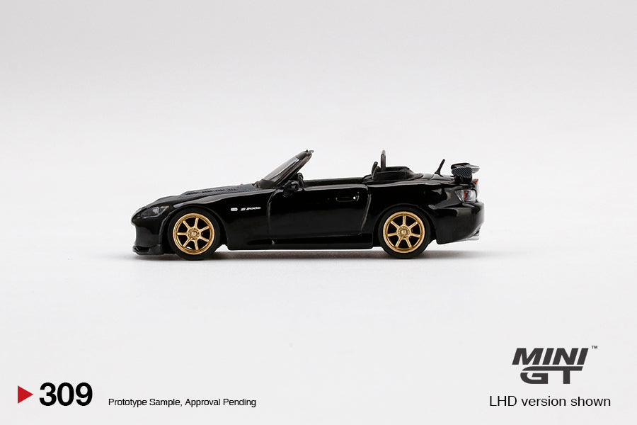Mini GT 1:64 Honda S2000 (AP2) Mugen Berlina Black LHD MGT00309-L Side