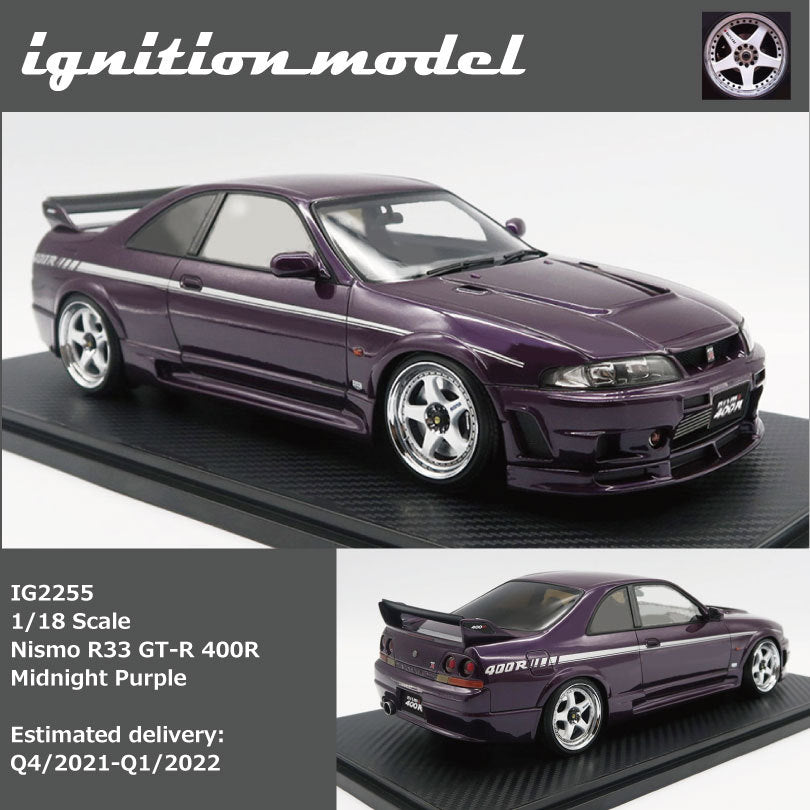 Ignition Model 1:18 Nissan Nismo R33 GT-R 400R Midnight Purple