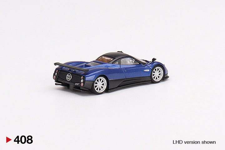 Mini GT 1:64 Pagani Zonda F Blu Argentina LHD MGT00408-CH Rear