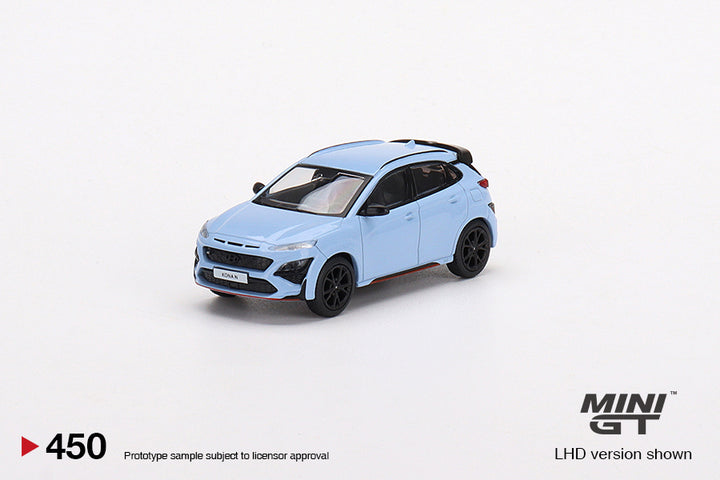 Mini GT 1:64 Hyundai KONA N Performance Blue LHD MGT00450