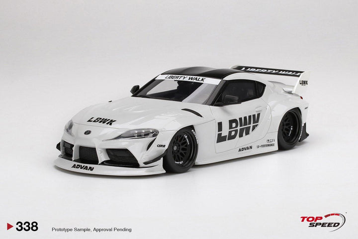 TopSpeed 1:18 LB★WORKS Toyota GR Supra White TS0338