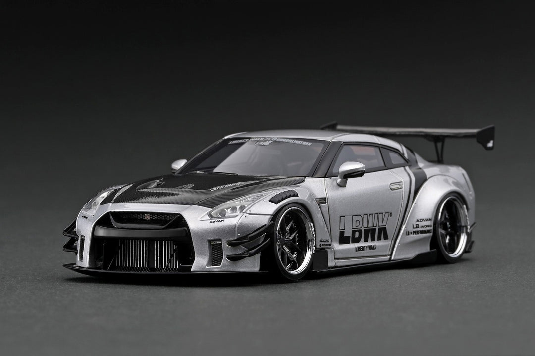 [Preorder] IG 1:43 LB-WORKS Nissan GT-R R35 type 2 Silver