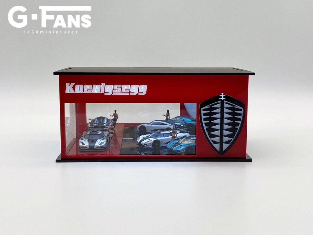 G.Fans 1:64 Diorama Koenigsegg Exhibition Museum - Horizon Diecast