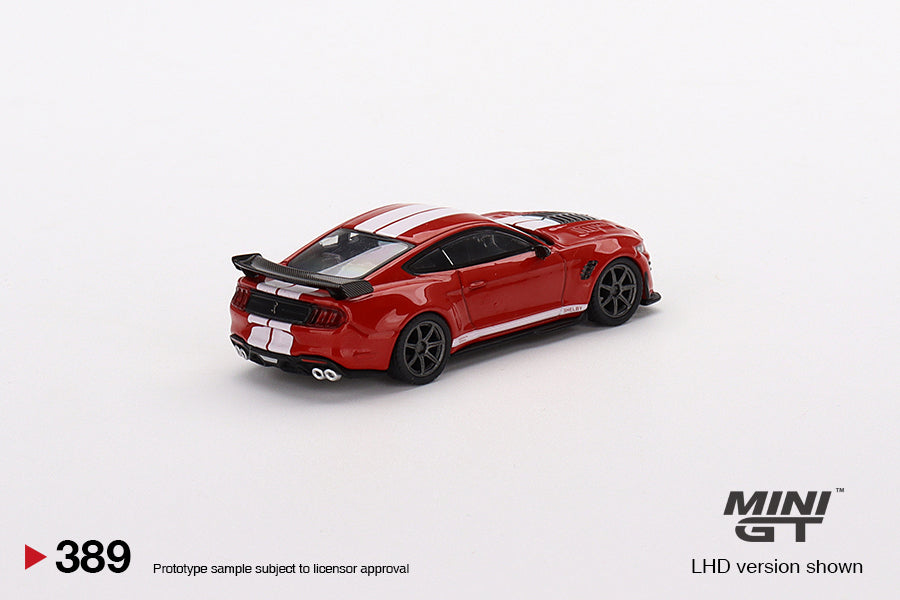 Mini GT 1:64 Shelby GT500 SE Widebody Ford Race Red LHD MGT00389-L Rear