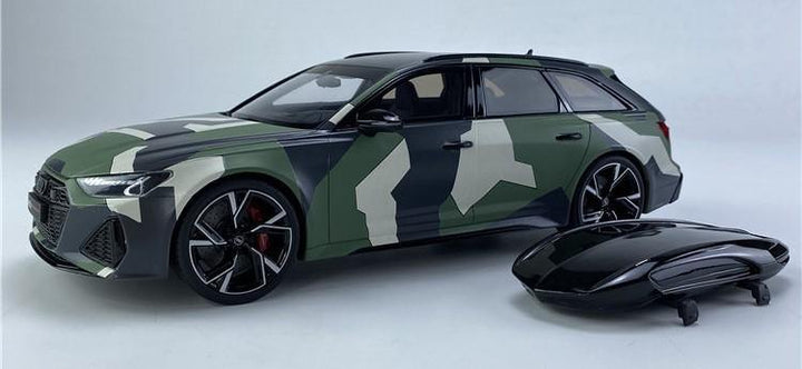 [Preorder] GT Spirit 1:18 Audi RS6 (C8) AVANT with Roof Top Camouflage - Horizon Diecast