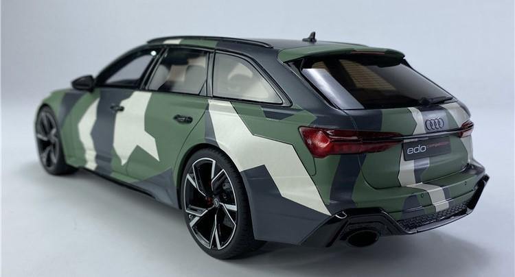 [Preorder] GT Spirit 1:18 Audi RS6 (C8) AVANT with Roof Top Camouflage - Horizon Diecast