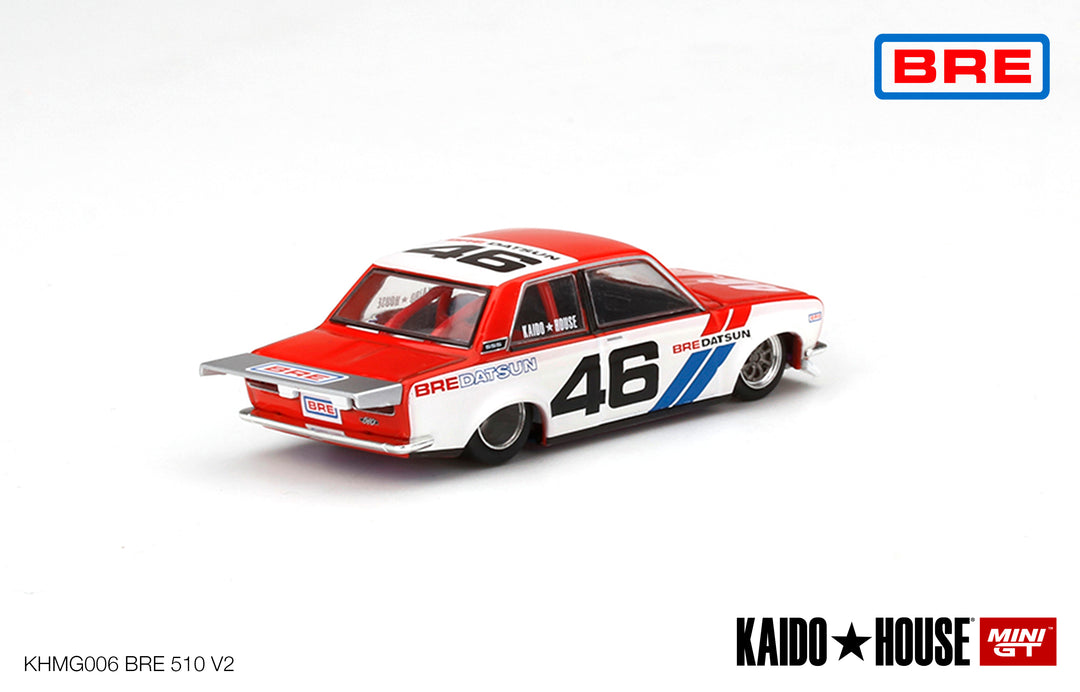 Kaido House x MINI GT 1:64 Datsun 510 Pro Street BRE510 V2 KHMG006 Rear