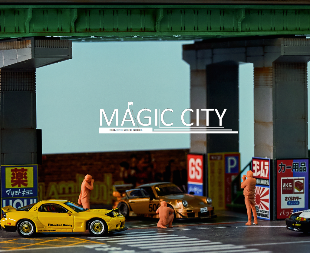 Magic City 1:64 Japan’s Street Highway & Basketball Court