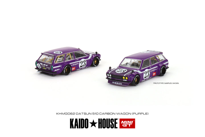 Kaido House + Mini GT Datsun KAIDO 510 Wagon CARBON FIBER V1 KHMG062