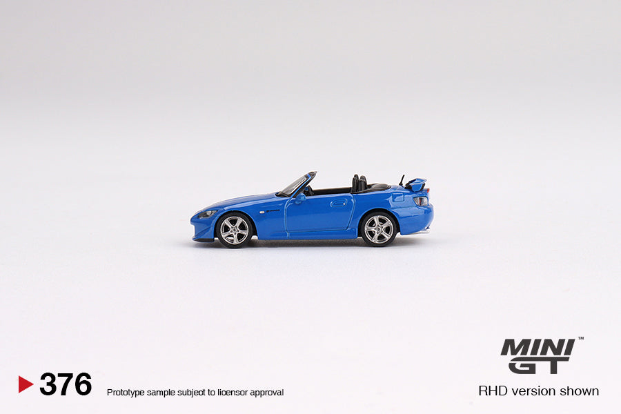 Mini GT 1:64 Honda S2000 (AP2) Type S Apex Blue MGT00376-R RHD Side